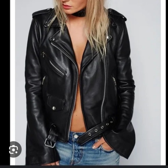 Understated leather jacket - Picture 5 of 5